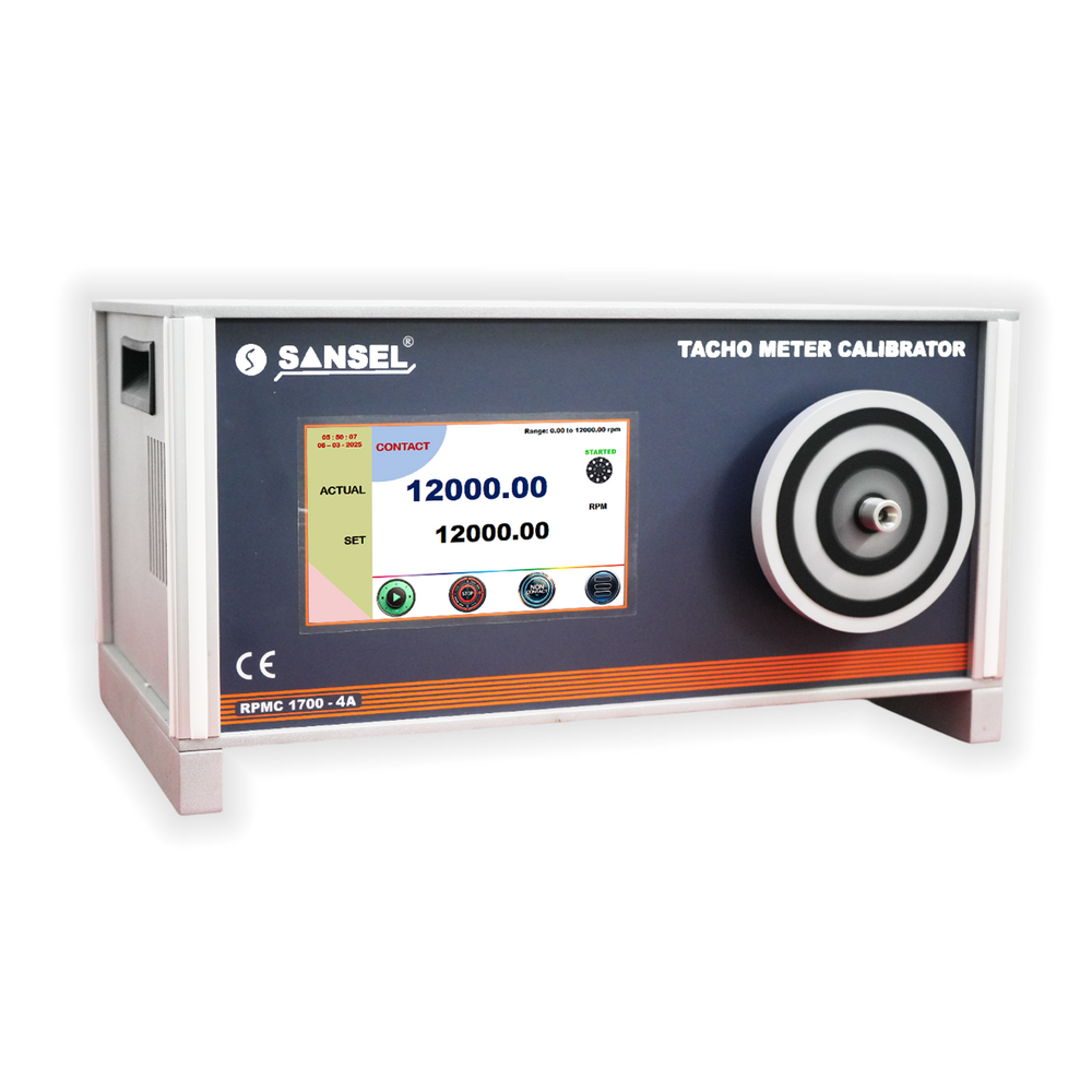 Tachometer Calibrator - Accuracy: Contact : A 0.5 Rpm