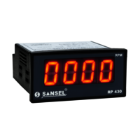 Rpm Indicator - 4 Digit Red Led Display, Abs Plastic 65x72x36mm, Universal Power 90-270v Ac/dc, Accuracy Â±0.05%, Industrial Speed Monitoring