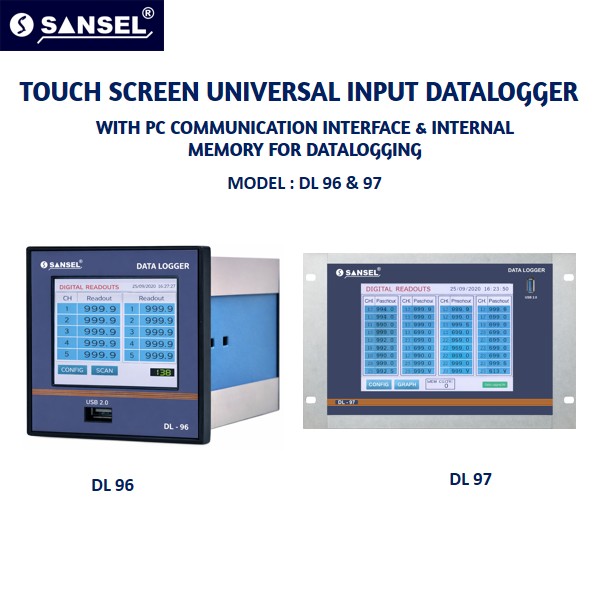 Universal Input Data Logger 8,16 & 32 Channels