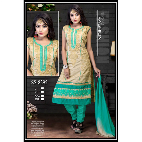 Available In Different Color Ladies Fancy Churidar Suit
