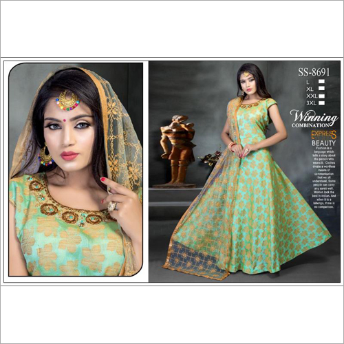 Available In Different Color Anarkali Duptta Suit