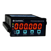 High Precision Universal Process Indicator - Abs Plastic, 48(h) X 96(w) X 110(d) Mm, Black | 6 Digit 7 Segment Red Led Display, Universal Inputs, Â±0.3â°c Accuracy, Programmable Alarm & Output Options