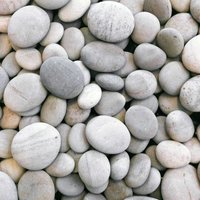 Water Filtration Pebbles - Natural Stone, Various Sizes , Gray Color And Rounded Shape