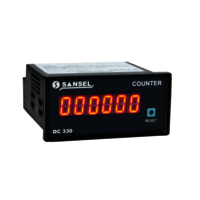 Digital Counter - Abs Plastic, 36x72x65 Mm , Black | Wide Counting Range To 999999 Counts, Maximum 3.5 Khz Input Pulse Speed, Selectable Input Pulse Speed, Front Key Reset, 10 Years Memory Backup