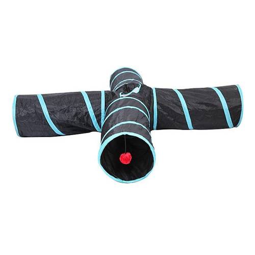 GOOD WHOLESALE VENDORS FOLDABLE 4 WAY CAT TUNNEL CAT TOY PET PRODUCTS IN STOCK CAT TOY