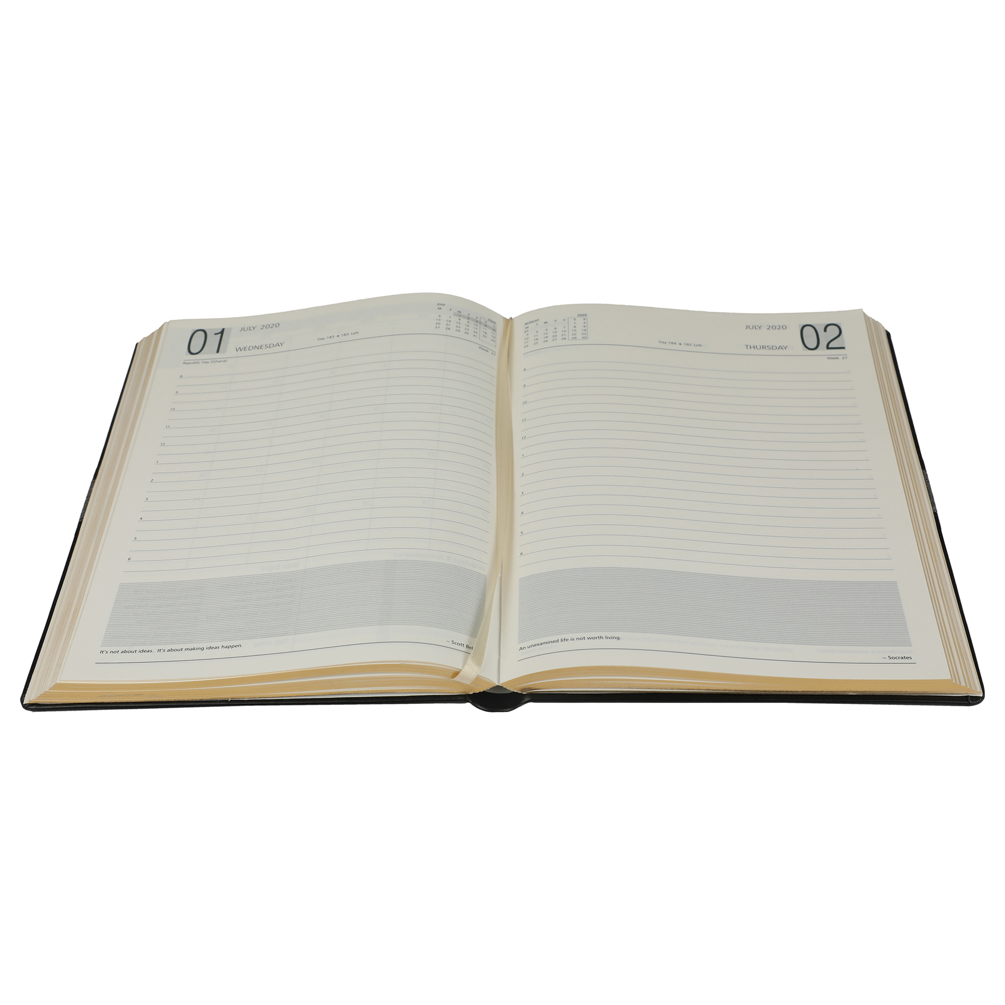 B5 Size - One Day to a Page New Year Premium Diary