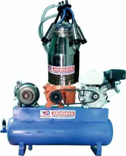 Single Bucket Milking Machine - Color: Blue