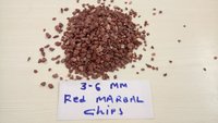 Solid color natural Marble Crumb Crushed Red Marble Chipping Gravels Stone Chips