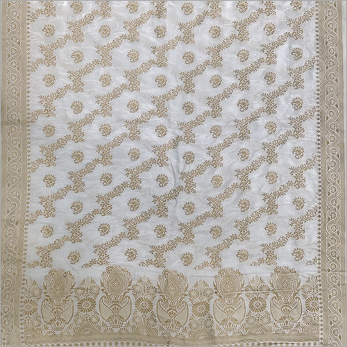Designer Russian Silk Dupatta - Woven Blend, Multicolor | Wrinkle-Free, Anti-Shrink, All-Season Wear