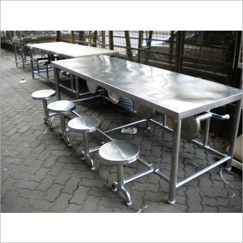 Silver 8 Seater Dining Table
