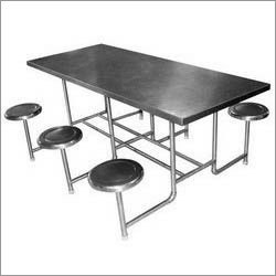 6 Seater Dining Table - Color: Silver