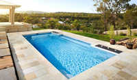 Fiberglass Pools - Color: Blue