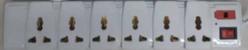 6+1 Naylon power strip Plastic