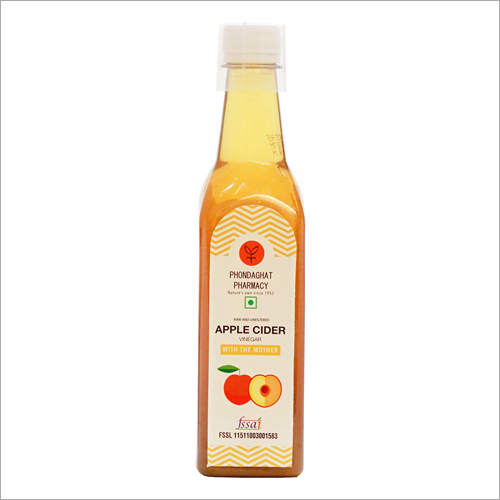 Pure Apple Cider Vinegar - 18-Month Shelf Life, Freshly Crafted with Apples, Sour Taste and Preserved in Vinegar