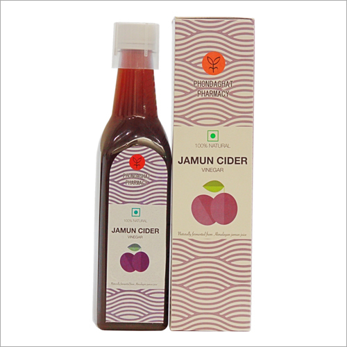 Jamun Cider Vinegar - Fresh Jamun Extract, Sour Taste | 18 Months Shelf Life, Natural Preservation Process