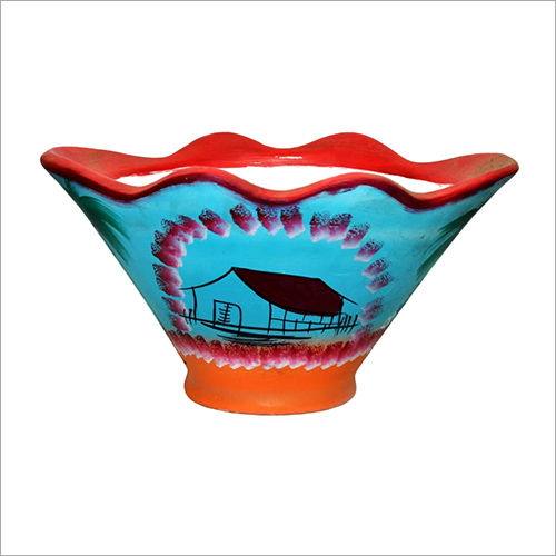 Available In Multicolour Earthen Clay Bowl