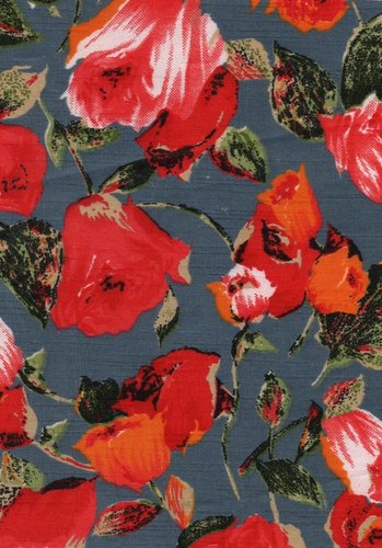 Banglori Satin Print Fabric - 44" Maxi Full Length Dress, Elegant Printed Design, Comfortable & Skin-Friendly for Princess Wardrobe