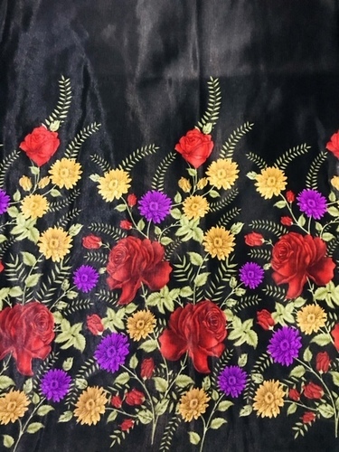 Banglori Satin Print Fabric - Printed, Size 44" | Stylish Gown for Casual Events, Parties, and Evenings with Friends, Perfect with Heels and Clutch