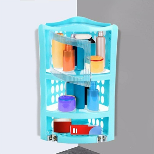 Different Color Avaialble Bathroom Plastic Corner Rack