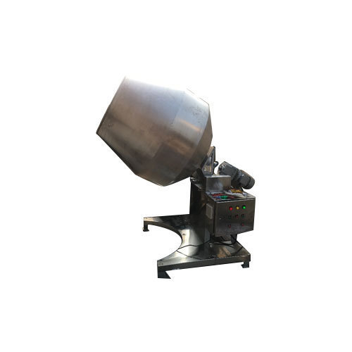 Tilting Drum Mixer - Stainless Steel, 1000 Kg/Day Capacity, Ivory White | Automatic, High Efficiency, Low Noise, Eco Friendly, PLC Control System