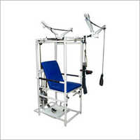 Physiotherapy Multi Exercise Chair - Space-Saving Design, Adjustable Height & Eco-Friendly Materials | Durable, Versatile Backrest & Leg Rest Functionality