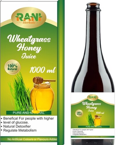 Wheat Grass Honey Juice