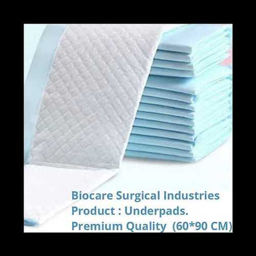 Disposable Bed Underpads - 60/90cm, Cuff: Yes | Quality Fabric for Enhanced Protection and Comfort