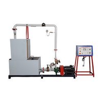 Centrifugal Pump Test Rig - Stainless Steel, 2 X 1 M, White And Blue | Direct Torque, Efficiency Determination, Flow And Pressure Measurement, Variable Speed