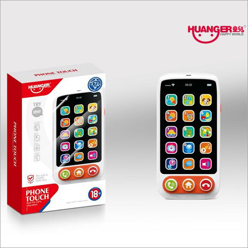 Touch Pad Musical Phone - Plastic Material, Multicolor Design | Durable and Battery-Powered Music Features