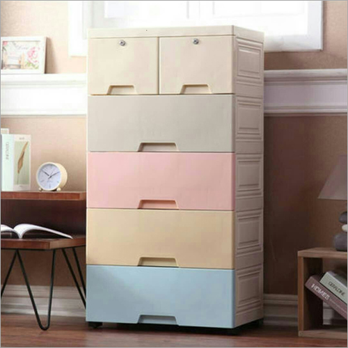 Available In Multicolor Abs Plastic 6 Drawer Cabinet