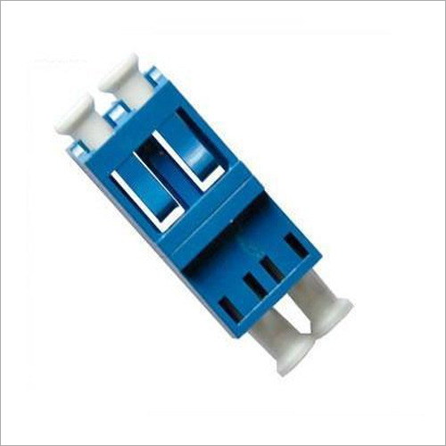 Fiber Optic Adapter - Fiber Material, Up to 10.2 Gbps Speed, Automatic Operation, Dual Pin Connectivity | Ideal for Telecommunication Applications