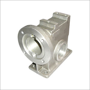 Silver Cast Iron Gearbox Housing