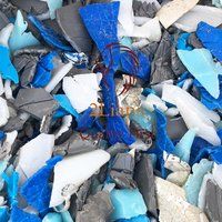 HDPE regrind mix color Injection on bales plastic scrap in Industrial Waste