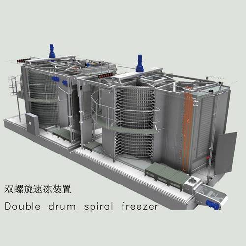 DOUBLE DRUM SPIRAL FREEZER