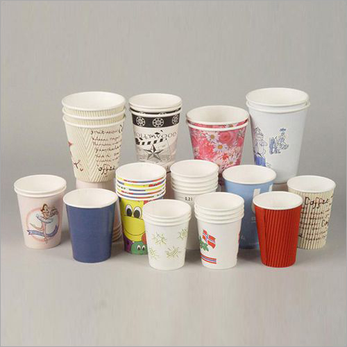 Printed Paper Cup - Deluxe Quality Thermocol | Eco-Friendly, Lightweight Design for Home, Office, Events