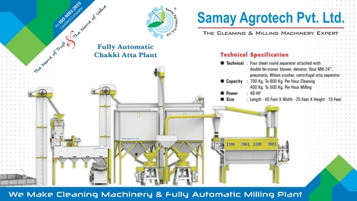 Fully Automatic Wheat Flour Mill Plant