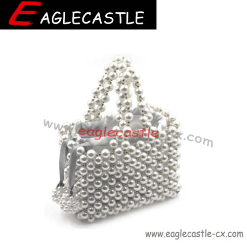 Silver Fashion Bead Women Bag