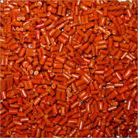 Orange Pp Plastic Granules