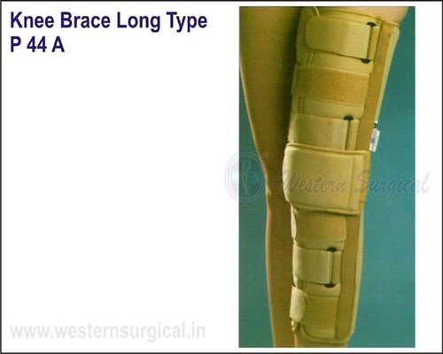 Knee Brace Long Knee Support P44A - Color: Beige