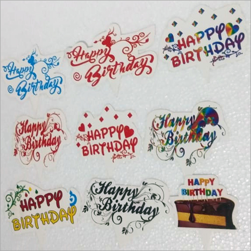 Printed Birthday Sticker Application: Party Purpose