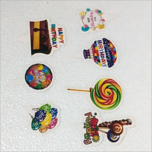 Adhesive Birthday Sticker Application: Commercial And Household