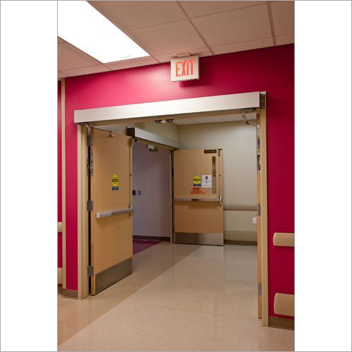 Automatic Fire Rated Door Door Tech Engineering Pvt Ltd No