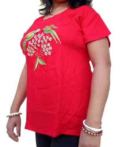 Cotton Printed Rayon Tops