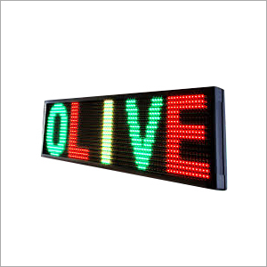 LED Display Signage Board - 128x64 Resolution, 1000 Nits Brightness | 160 Degree Viewing Angle, 100W Power Consumption, 1000x300x100mm Dimensions