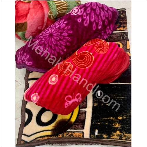 Printed Mink Blanket - 1.3 Kg Single Bed