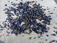 Water Wash Of Semi-Precious Blue Lapis Lazuli Crushed Stone Chips GEMSTONE RAW and powder for cosmatics industries