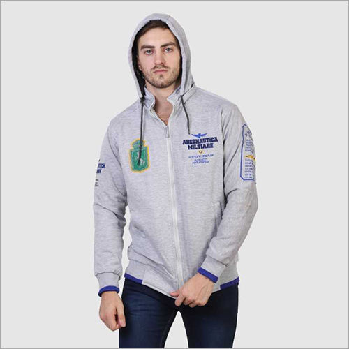 Available In Multicolour Mens Zipper Sweatshirt With Hood