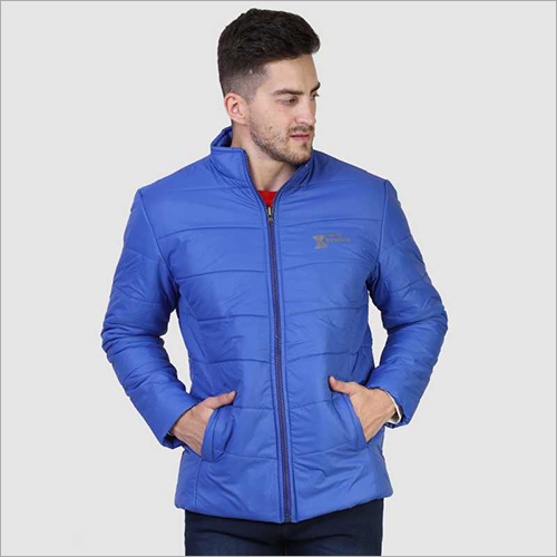 Mens Full Sleeve Light Blue Jacket