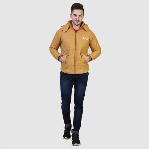 Available In Multicolour Mens Full Sleeve Tan Jacket With Hood