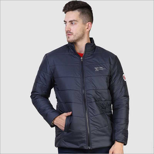 Mens Half Collar Winter Jacket